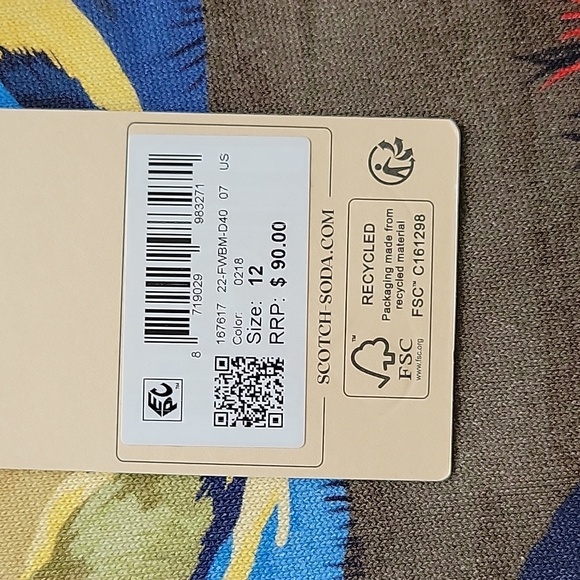 NWT Scotch & Soda Crewneck Sweatshirt size 12 years - Picture 5 of 8